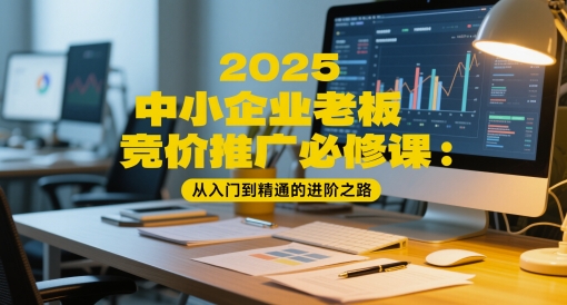 2025中小企业老板竞价推广必修课：从入门到精通的进阶之路-屿汉资源站