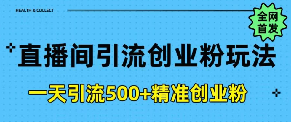 2025最新抖音无人直播引流方法，每日精准引流创业粉300＋-屿汉资源站