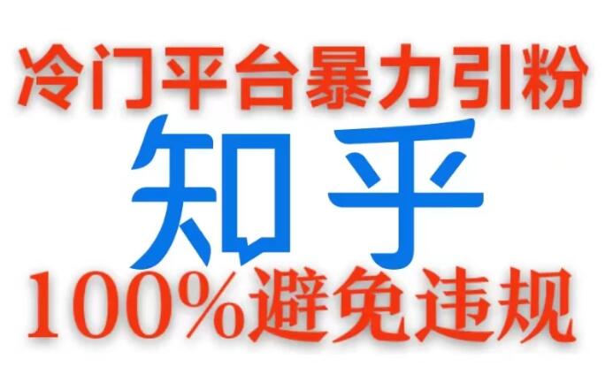 冷门平台暴力引流，日引100+创业粉，0成本100%避免违规的玩法-屿汉资源站