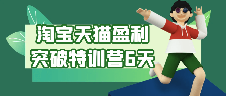 淘宝天猫盈利突破特训营6天-屿汉资源站