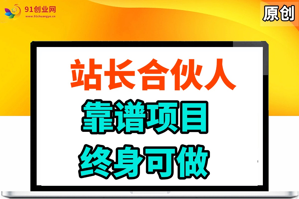 （14633期）站长合伙人，入门级运营教程，靠谱项目，终身可做，超低成本创业，终身利润。-屿汉资源站