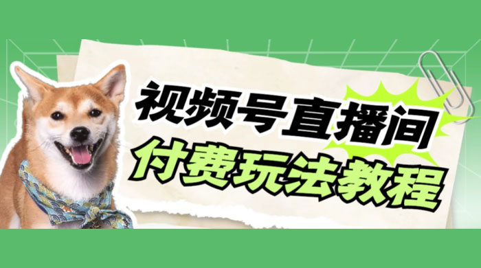 视频号美女付费无人直播，轻松日入500+（详细玩法教程）-屿汉资源站