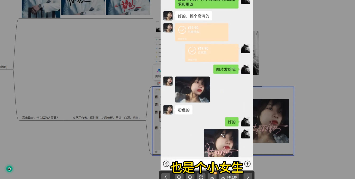 卖艺术签名照片，引流到私域成交，一单 19.9，一天轻松 200-屿汉资源站