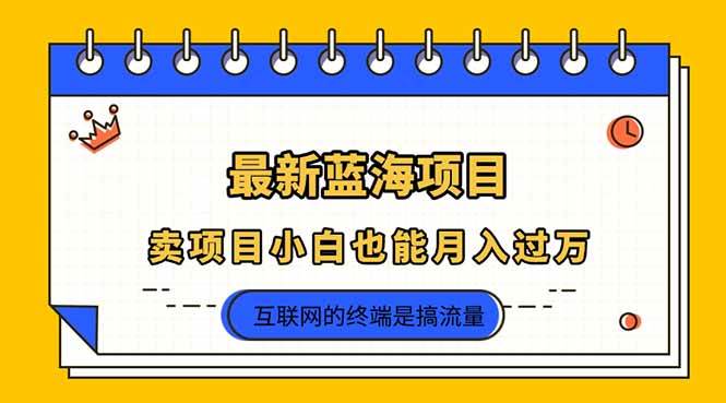 （14289期）2025年最新蓝海项目，卖项目小白也能月入过万-屿汉资源站